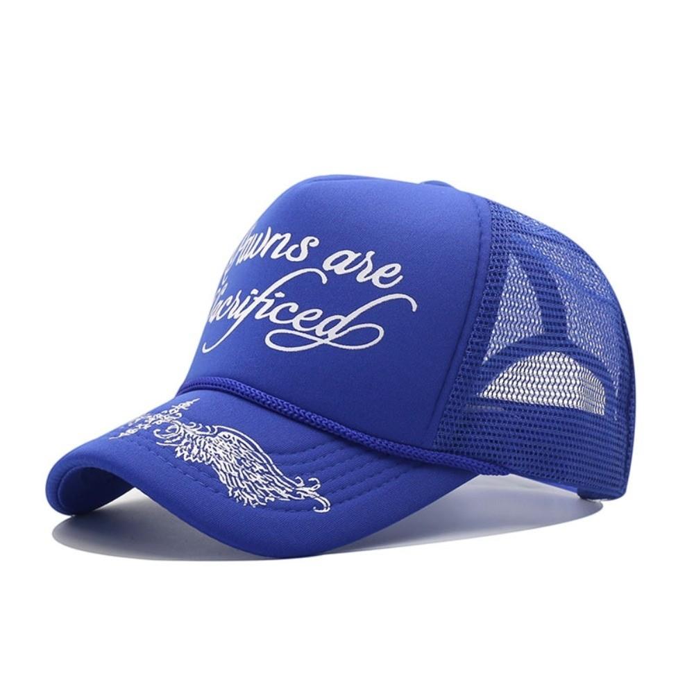 Cotton Baseball Hats Breathable Mesh Dad Hat Trendy Sunscreen Hats  for Men Women