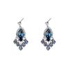 Light Luxury High-end Crystal Fringed Earrings, Water Drop Type Exquisite Sweet Earrings, Fashionable Exquisite Ethnic Style Earrings, Women