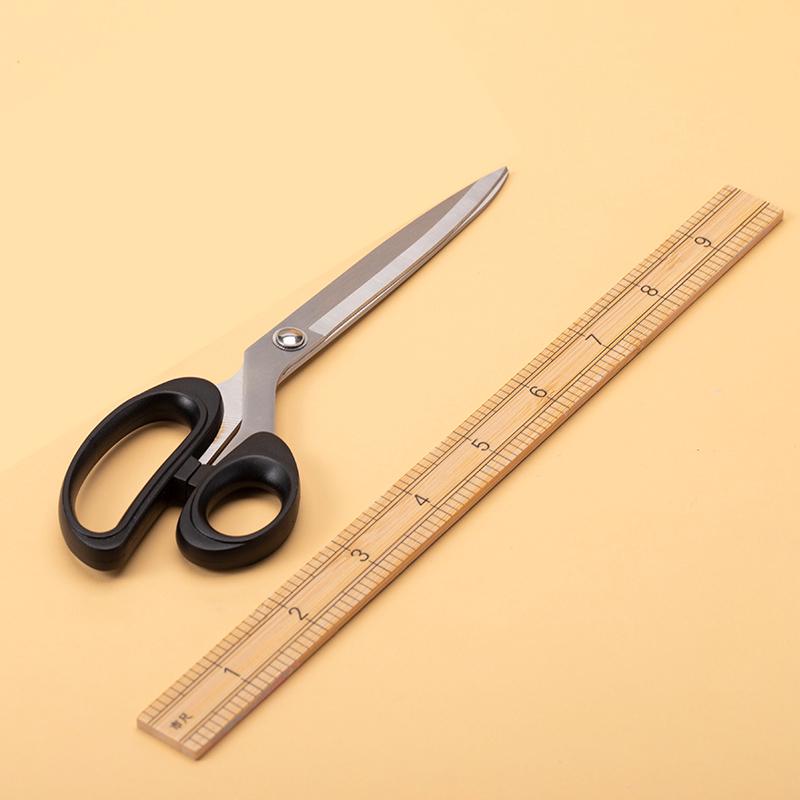 Tailor Scissors: Fabric Cutting, Thread Trimming, Marking Chalk, Bamboo Ruler Sewing Kit