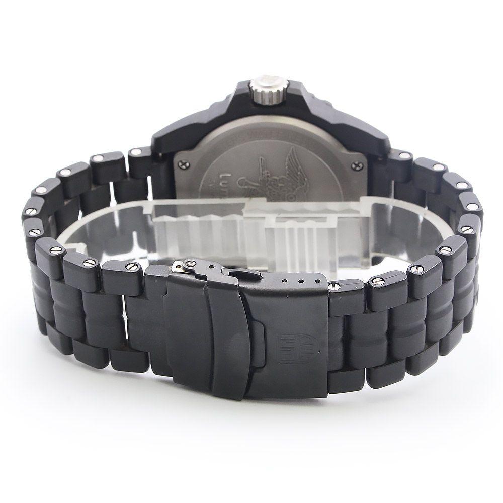 Used Luminox 3510 Navy Seals 3500 Series Quartz Carbon Stainless Steel Black Silver Watch with Box LUMINOX (Used)