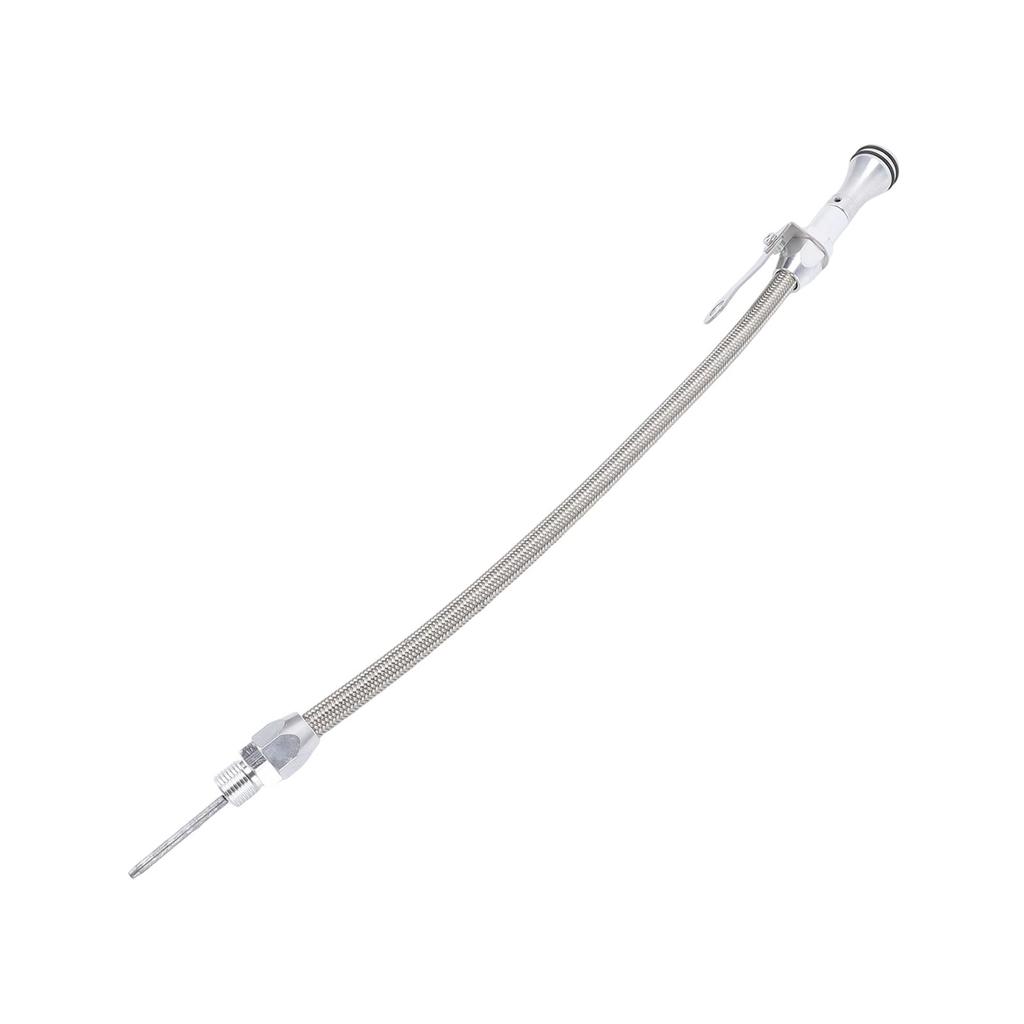 Stainless Flexible Oil Pan Dipstick and Tube Kit 20in Screw In Style Replacement for SB 289 302 351W BB 429 460 Engine