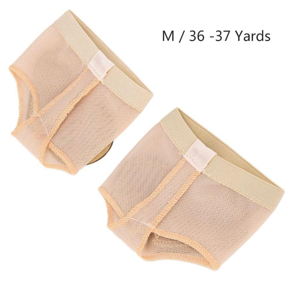 4pcs Breathable Material Foot Thongs Soft Wear Resistant Half Sole Dance Shoe  Barefoot Performance