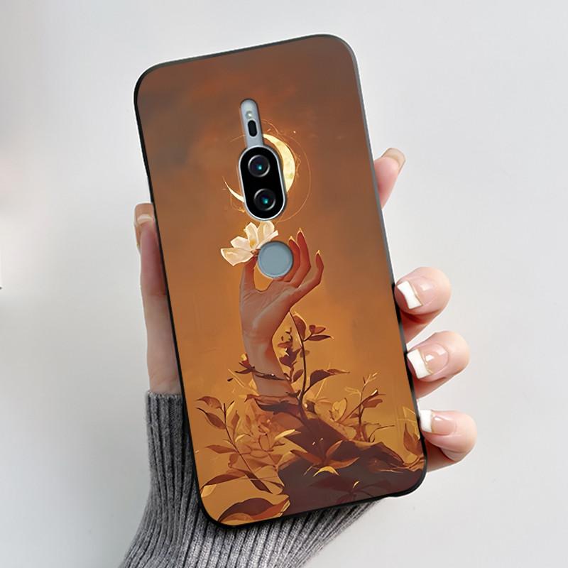 For Sony Xperia XZ2 Premium SO-04K SOV38 XZ2Premium Case Luxury Cute Cool Boys Girls Black Soft Silicone Back Cover TPU Housing