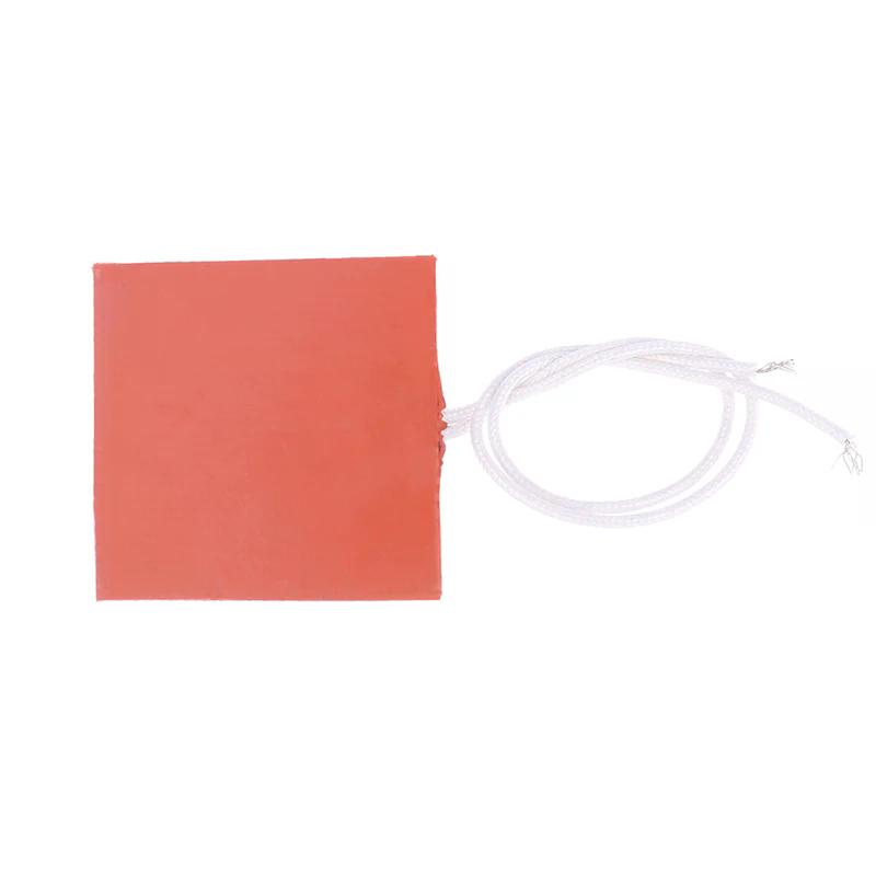 10W 12V Silikonkautschuk Heizkissen Flachheizung Band Matte Platte Wasserdicht 3D Drucker Kleber Aufkleber Klebstoff