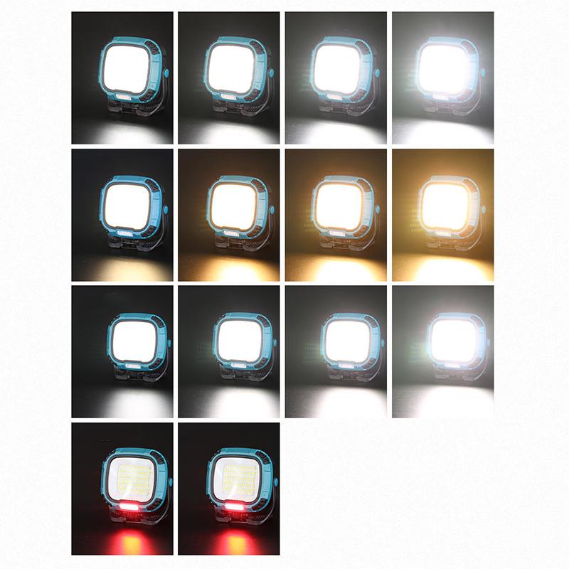 W892 Rechargeable Light Emergency Light Camping Light Spotlight Cob Light Work Light Camping Light Power Bank Function For Tent