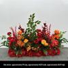 Blue Artificial Flower Row for Wedding Aisles and T-stage Decorations
