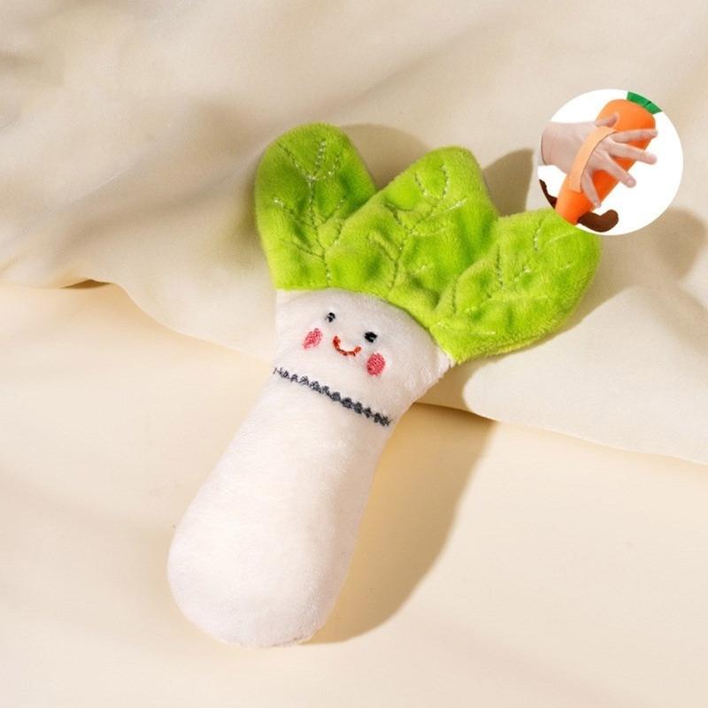 Infant Rattle Rings Dolls Toy Cartoon Design For Auditory Sensory Stimulation And Emotional Soothing Baby Shower Gift
