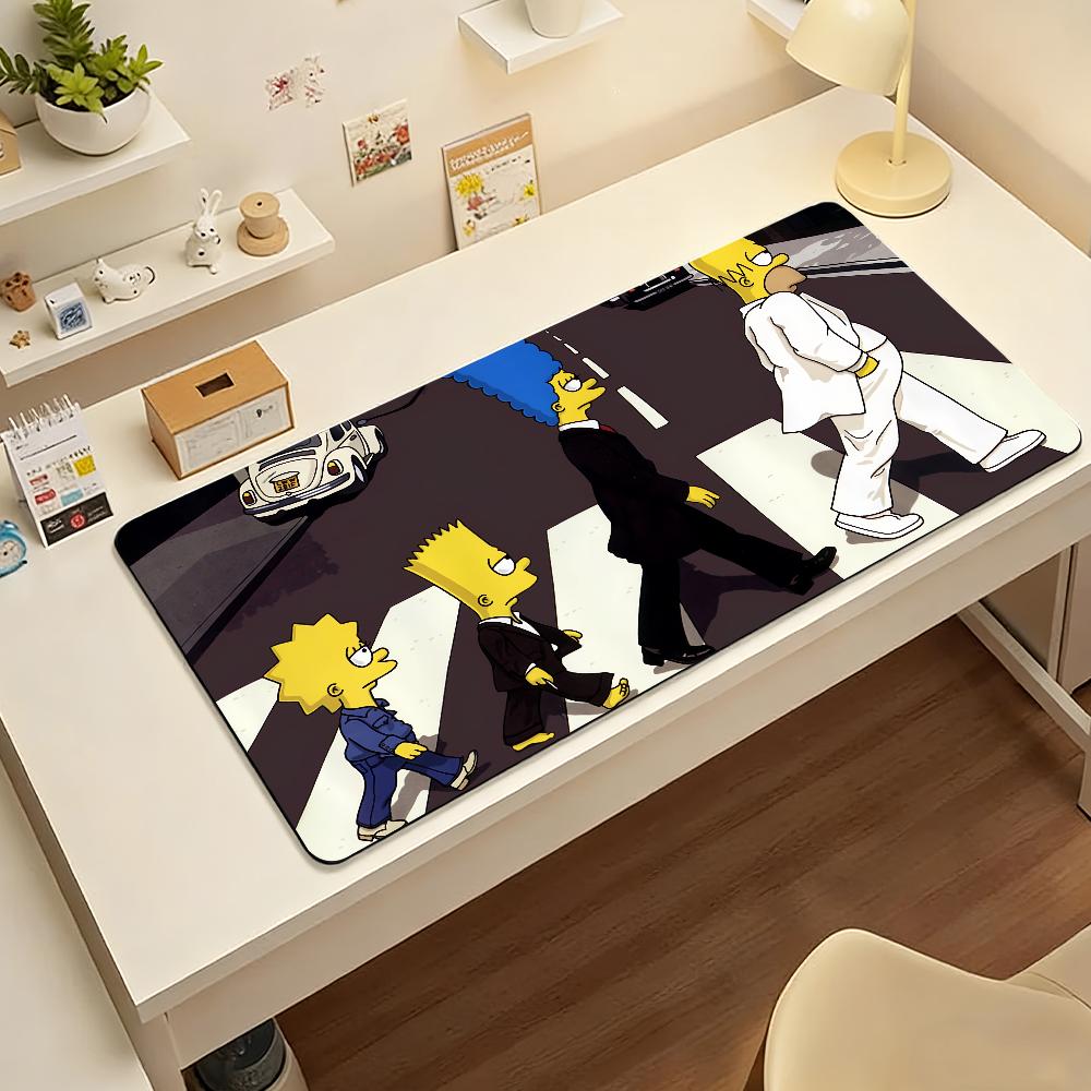 Cartoon The S-Simpsons-S Mouse Pad Computer Laptop Rubber Non-slip Mouse Mat Mousepad Gamers Decoracion Desk Mat