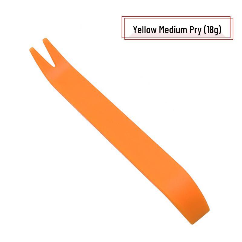 4-Piece Car Audio/Dash Cam Installation Tool Set: Small, Medium, Plastic Crowbars for Modification & Removal.