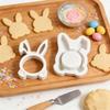 Rabbits Shaped Silicone Mould Heat Resistant Easy Cleaning Detailed Easters Candle Making Supplies