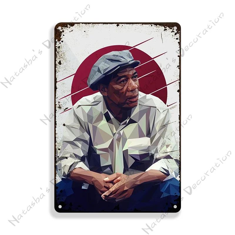 1994 American Movie The Shawshank Redemption Wall Plate Vintage Metal Plaque Metal Tin Sign Home Club Metal Signs Wall Decor
