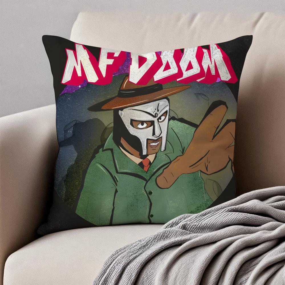

MF DDoom Madlib Cushion Cover Pillowcase Antidustmite Invisible Zipper Short Plush Sofa Cushion 30X30cm