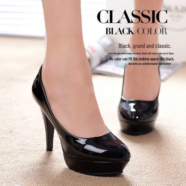 Autumn High Heels: Wine Glass Heel Platform Shoes for Women, Nightclub Fashion, Korean Style
