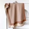 Geometric Stripes Simple Style Autumn And Winter Double-Sided Imitation Cashmere Scarf Winter High-End Warm Shawl