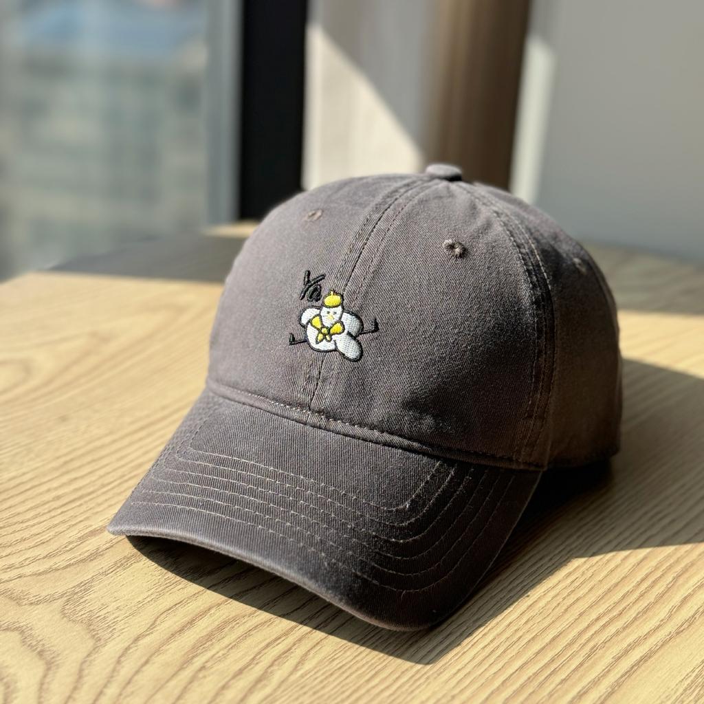 Korean-style simple all-season versatile sun-shading baseball cap that makes the face look smaller, unisex, large head circumference, embroidered