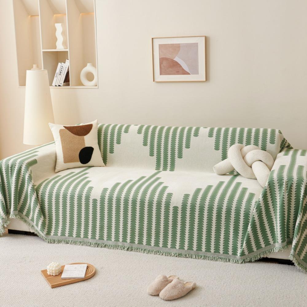 

Chenille Sofa Cover Slip Proof Modern Minimalist Stylish Sofa Protector for All Seasons 180*130cm