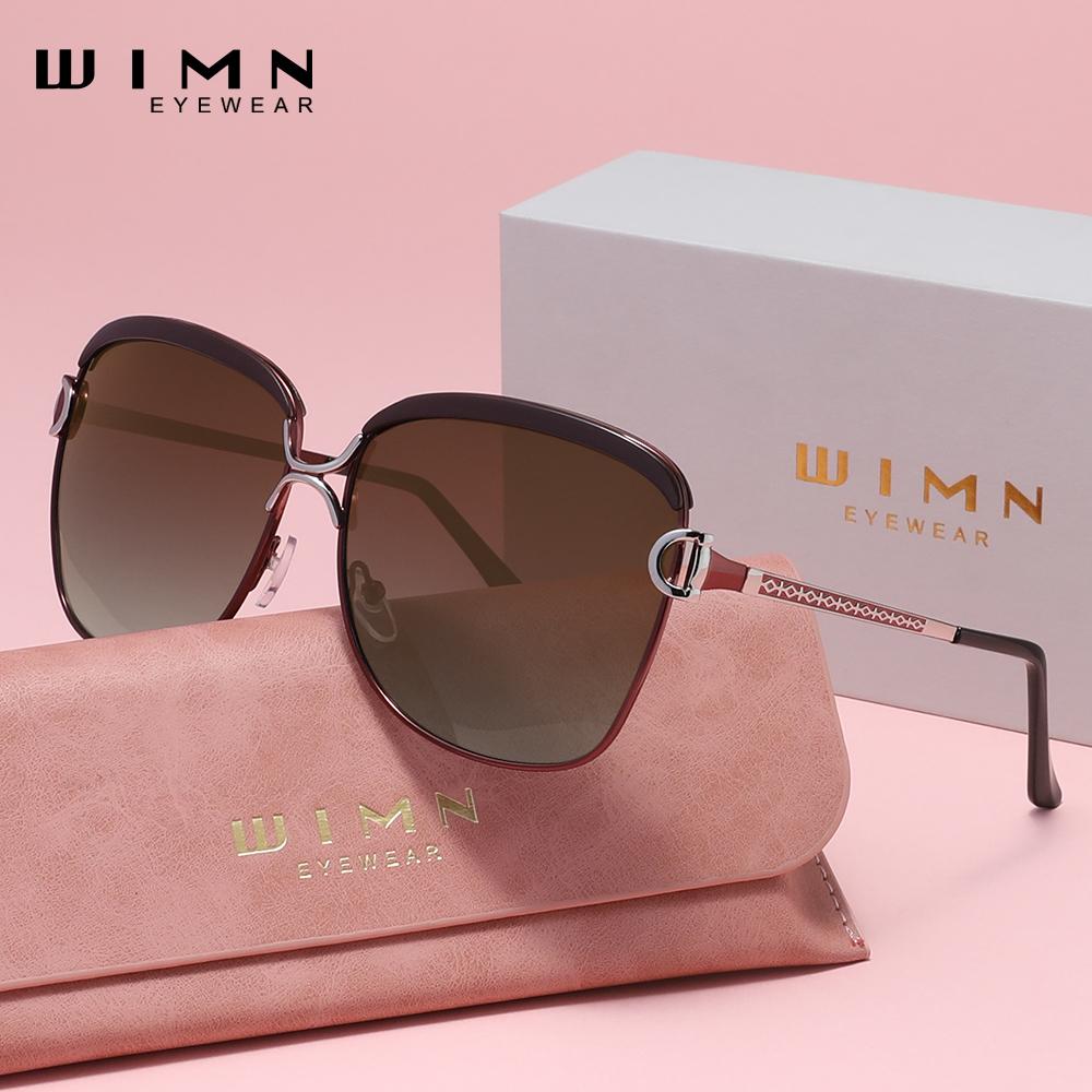 

Поляризованные солнцезащитные очки WIMN Classic Wayfarer с пружинными шарнирами для комфортного ношения в течение всего дня коричневый