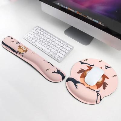Ergonomická podložka pod myš Klávesnice Opěrka zápěstí Podložka pro herní úlevu od bolesti Pohodlná podložka na zápěstí s protiskluzovou PU základnou