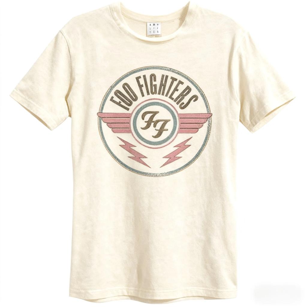 Foo Fighters Kortärmad T-shirt Rund Hals Andningsbar Street Trend Y2k Harajuku Stil Plus Size Casual Mode Toppar