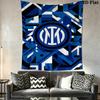 Inter Milan Abstract Artwork Threepiece Set 1 Duvet Cover 2 Pillowcase Without Core Christmas Birthday Gift Duvet Cover And Pillowcase