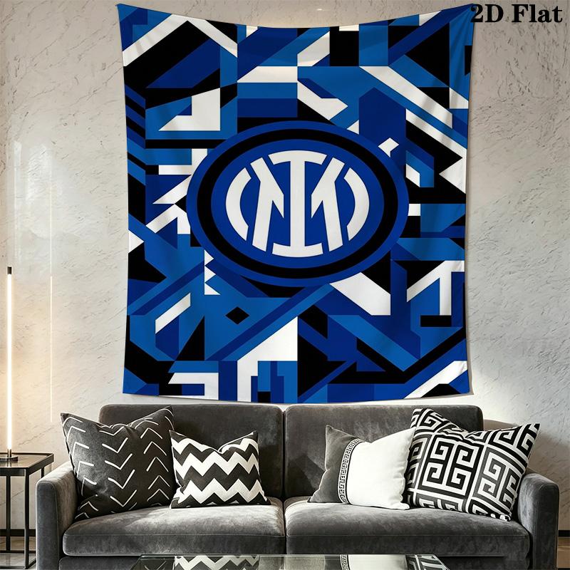Inter Milan Abstract Artwork Threepiece Set 1 Duvet Cover 2 Pillowcase Without Core Christmas Birthday Gift Duvet Cover And Pillowcase