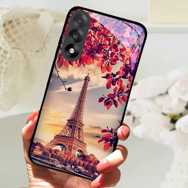 För OnePlus Nord 5 5G Stötsäker Mobilskal Härdat Glas Baksida För OnePlus Nord5 Capa Bumper Fundas Skyddande Skal