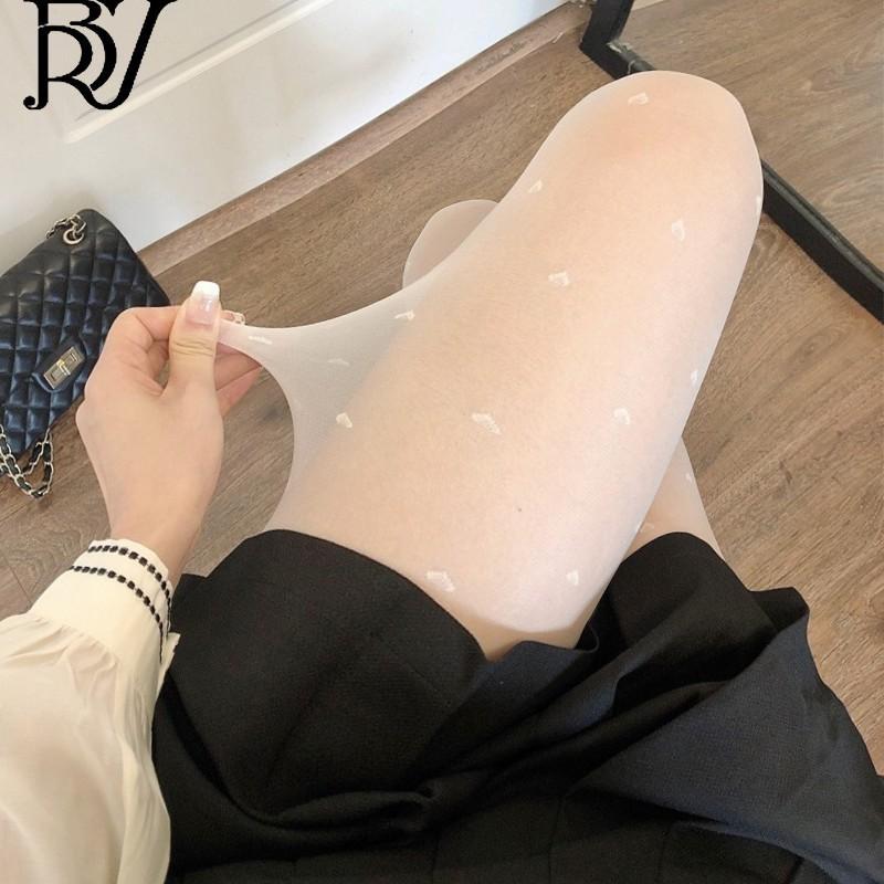 Little Love Polka Dot Stockings Women'S Summer Thin Women'S Black Silk Large Size Stockings One-Piece Stockings Emotional Abstinence