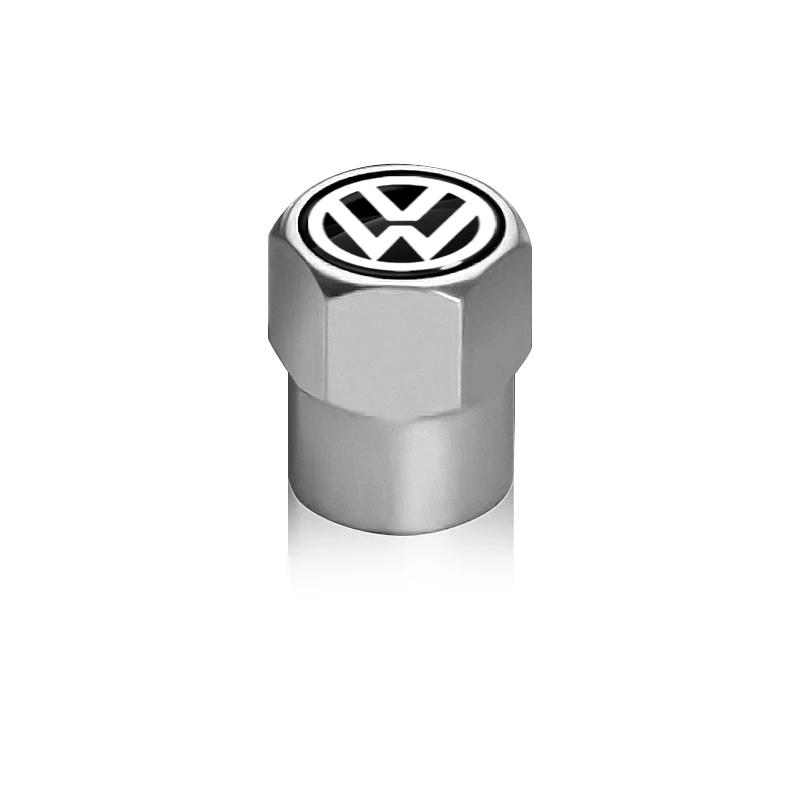 

4Pcs Car Valve Caps Wheel Tires Air Tyre Stem Protective Cover For Volkswagen Golf Jetta Tiguan Touran TSI TDI R32 MK4 GTI