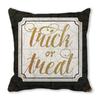 Creative Halloween Happy Letters Digital Printing Short Plush Pillow Covers for Car Sofa Office Cushion Cover Home Goods
