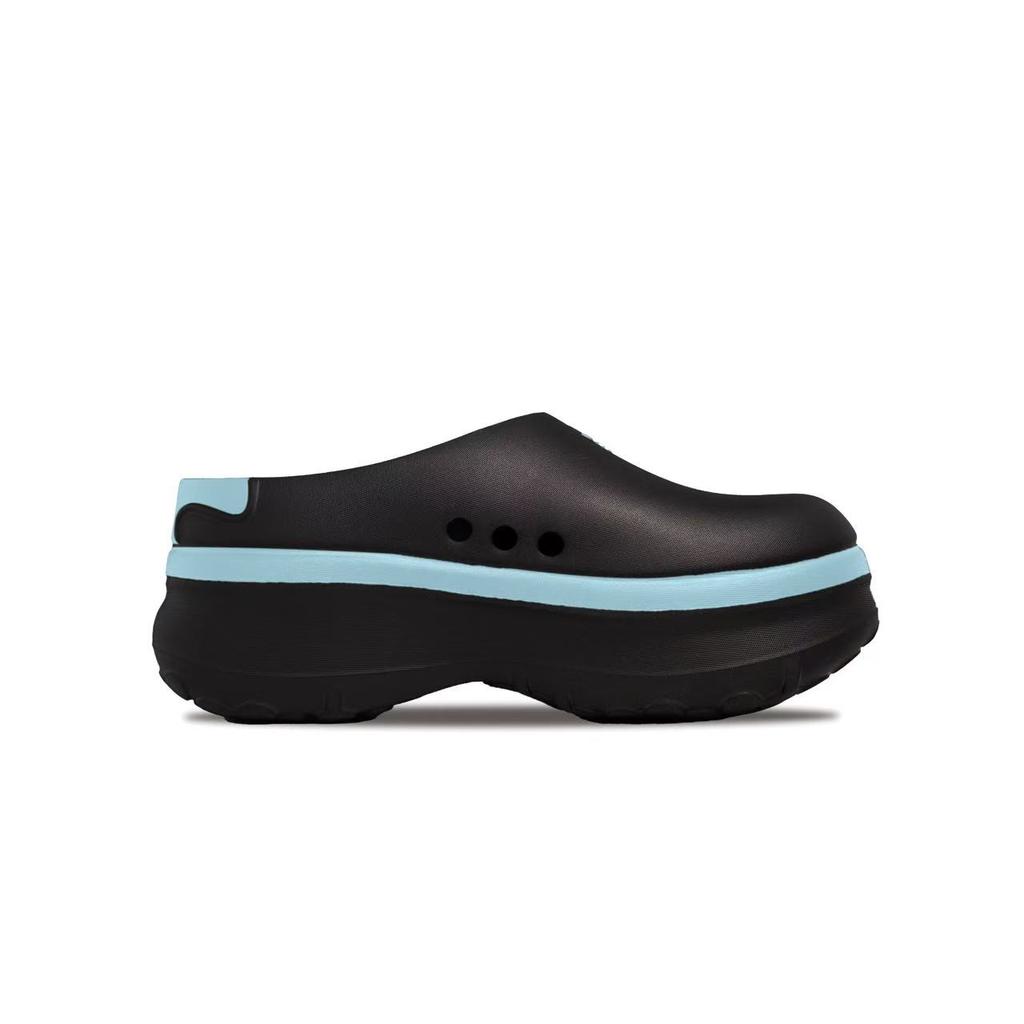 adidas Originals AdiFOM Stan Smith Mule Slip Resistant Closed Toe Slippers Women's Black Blue IE4626(Team635-)