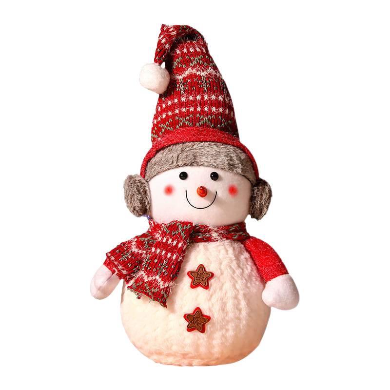 Large Snowman Figurine for Christmas Decoration and Party Atmosphere
