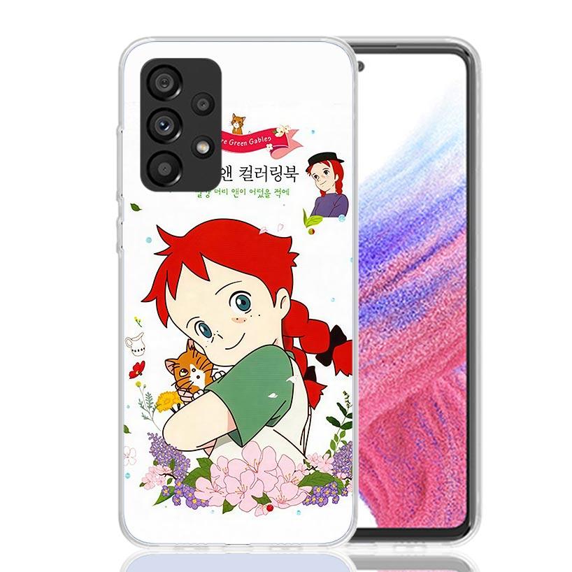 A-Anne Of Green Gables Shirley Phone Case For Samsung Galaxy A52 A32 A22 A12 A02S A50S A30S A51 A31 AA71 Note 20 Ultra 10 S10 Pl