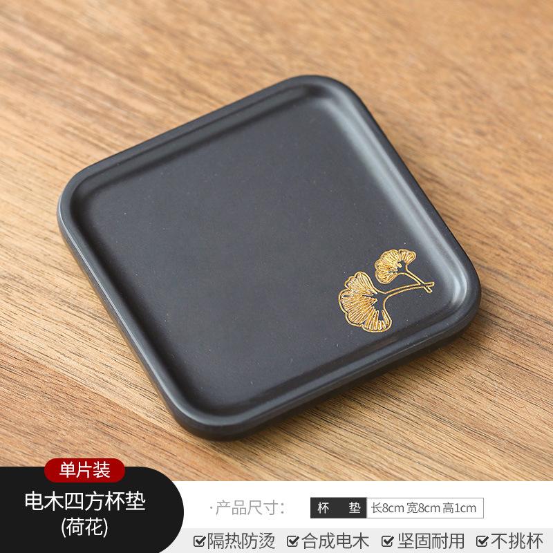 Retro Kung Fu Tea Coaster Chinese Style Heat Insulation Anti-scalding Household Tea Tray Tea Mat Ceremony Accessories 2025 New