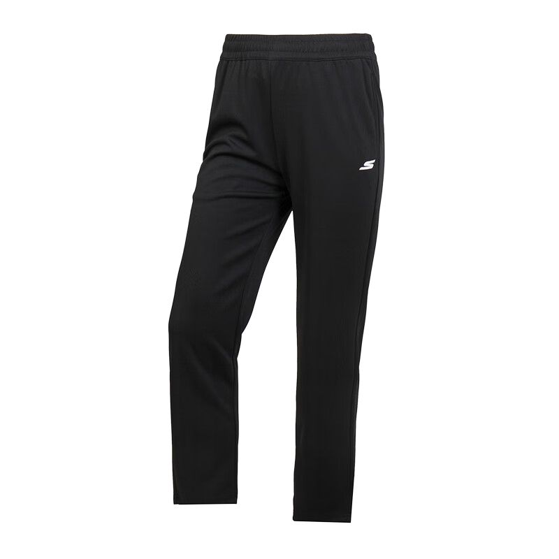 Skechers Logo Comfortable Breathable Casual Knitted Sports Pants Women pants Black P224W159-03K8 M