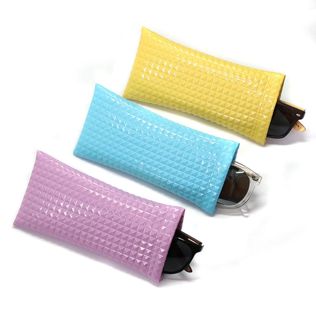PU Leather Sunglasses Bag For Women Men Glasses Case Wallet Storege Cases Portable Waterproof Glasses Storege Bags