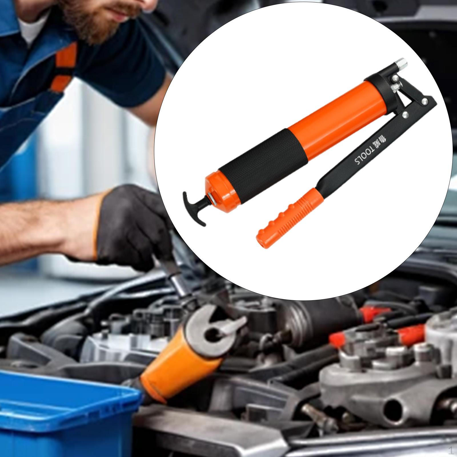 

Handheld Tool Leakproof Heavy Duty Easy to Use Lubrication High Pressure for Workshop Garage