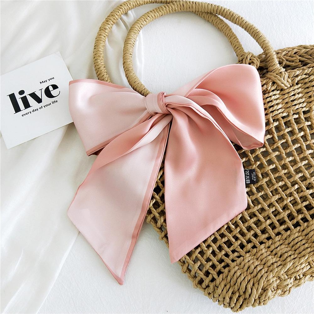 

Новые шарфы Шелковые шарфы Женские весенние и осенние длинные декоративные профессиональные шарфы Летние тонкие стили в сочетании с рубашками Стильные 9*110cm