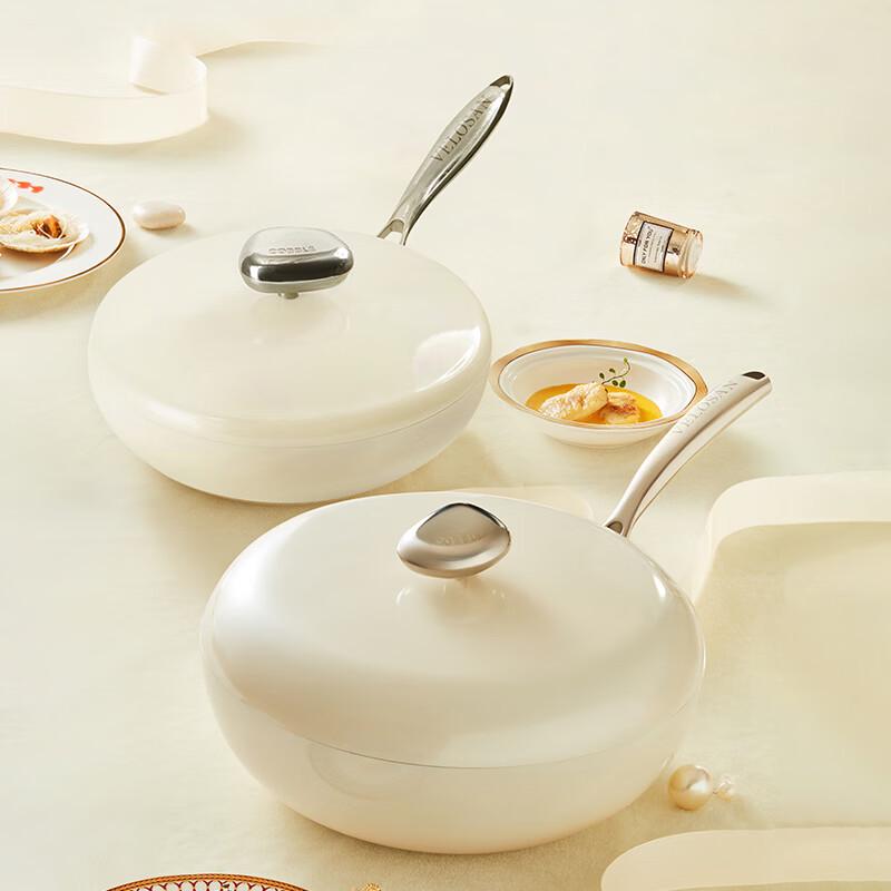 Velosan Pebble Non-Stick Wok & Frying Pan Set