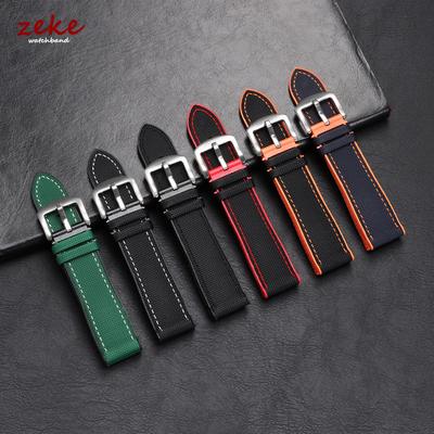 20mm 22mm Uhrenarmband Gummi Uhrenband Herren Sport Tauchbänder für Tissot für Seiko für Omega Wasserdichtes Armband Nylonband