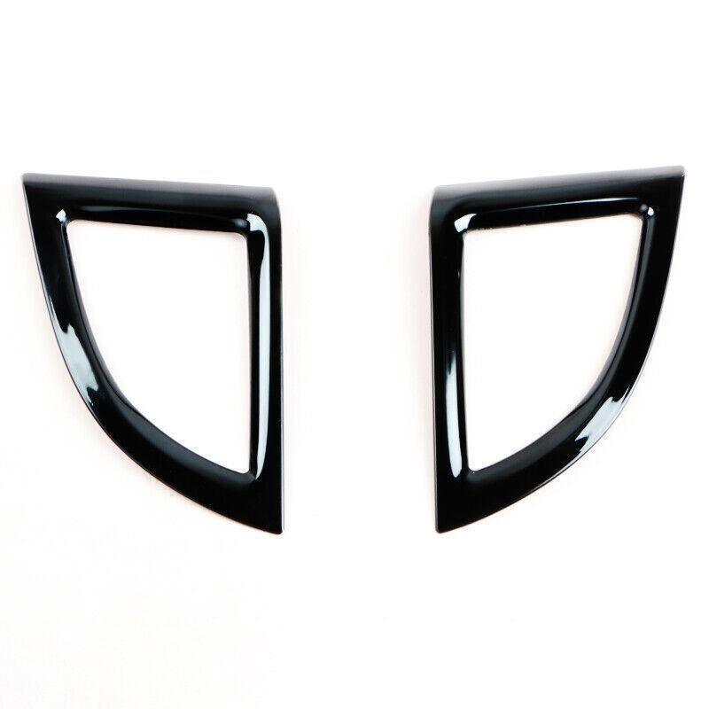 For Honda CR-V 2012-2016 Glossy Black Steel Center Console Air Outlet Vent Trim