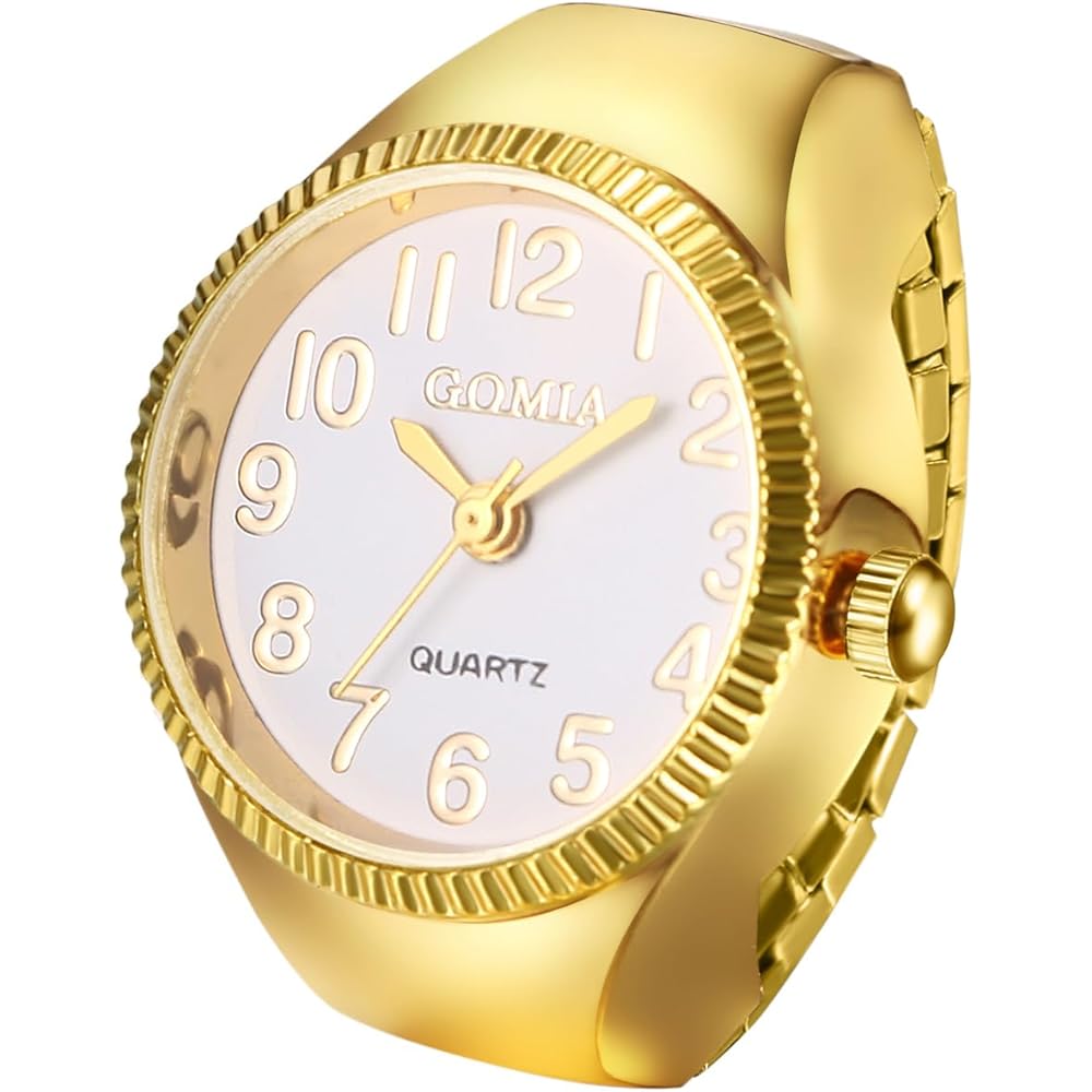 Fashion Ring Watch Women s Adjustable Stainless Steel Analog Waterproof Quartz Clock Gold Silver Accessories