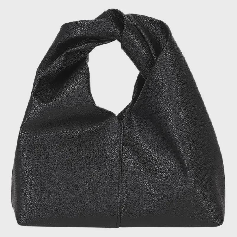 2024 High-End Pleated Croissant Handbag - Soft PU Shoulder Bag for Women