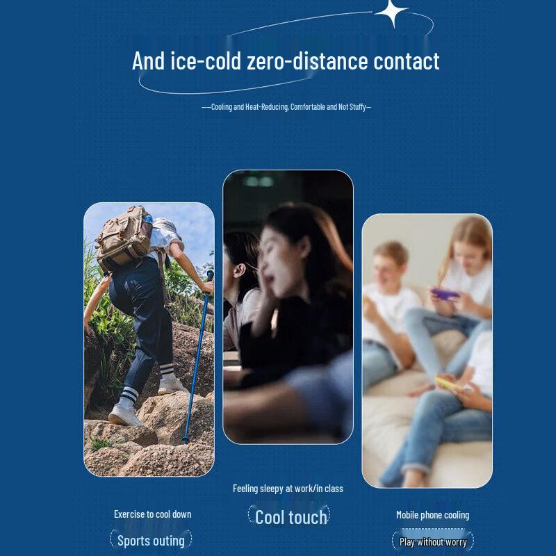 Haishi Hainuo Cooling Patches for Heatstroke Prevention - 10 Patches/Bag