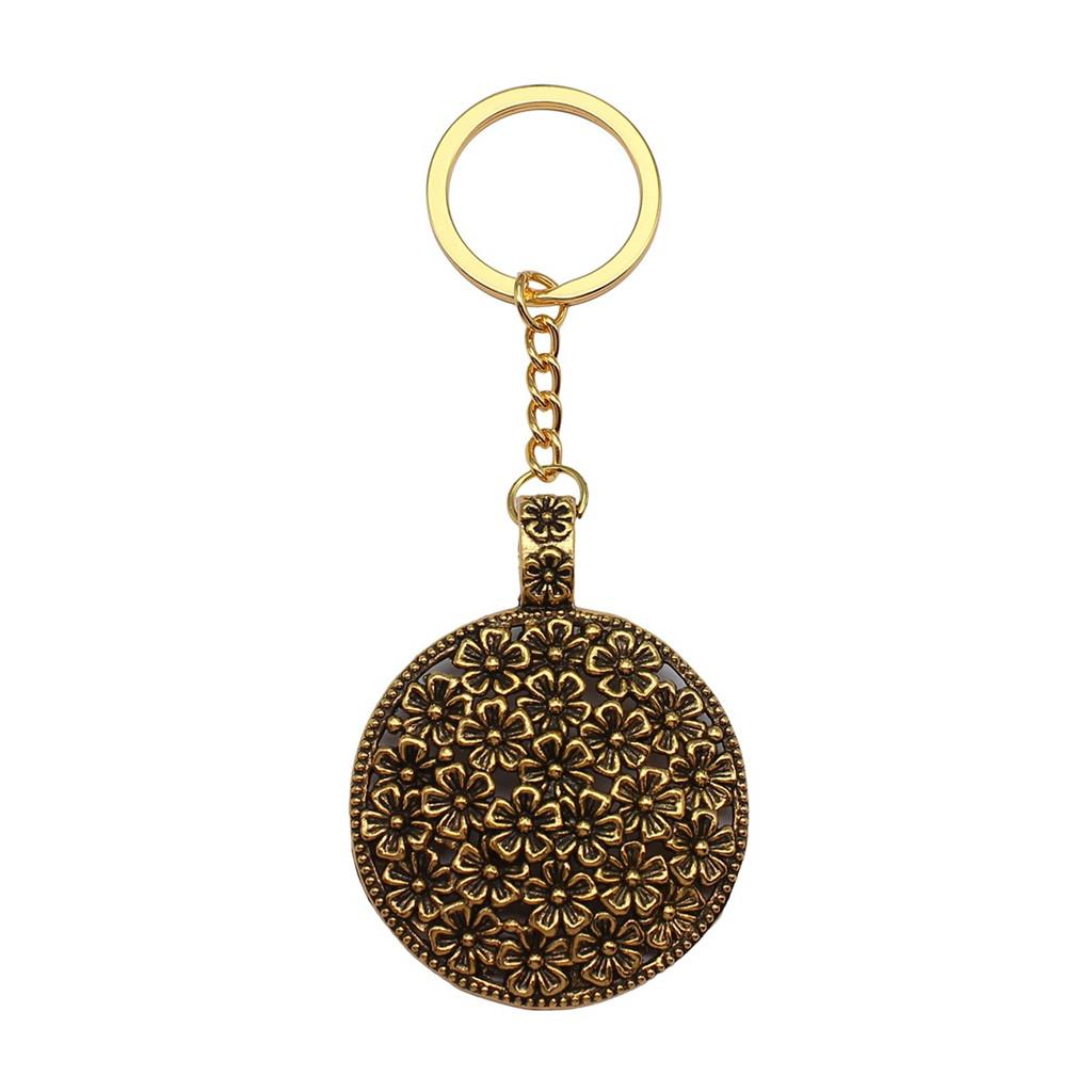 Flower of Life Symbol Sacred Geometry Keychain for Men Best Seller Boho Gift for Her Minimalist School Accessory