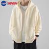 NASA NOAH Unisex American Style Hooded Cardigan Sweatshirt Jacket