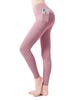 THREENINE Compression Leggings with Yoga Sports Long Beautiful Solid Long Length Women's High-Waisted Pockets, Pants, Fitness, Training, Stretch,