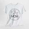 She Is Mom Circle Layout T-Shirt | Trendy Mother Tee | Cute Gift Idea for Moms