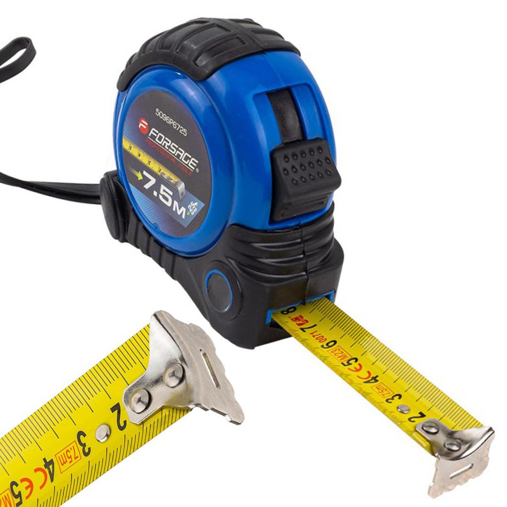 Rolled tape measure 7.5 m x 25 mm