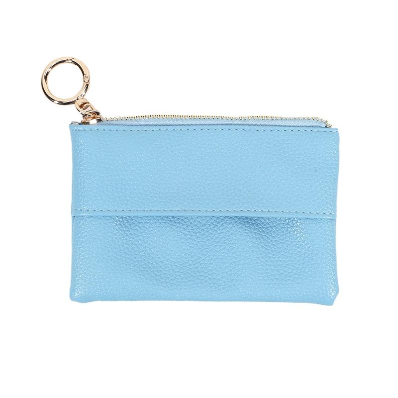 

Pocket Tissue Bag Reusable Tissue Travel Pouch Tissue Storage Bag Paper PU Leather Case Sanitary Bags For Bathroom Small Items One Size небо синє кольору