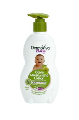 Dermoviva Lotion Bébé Hydratante à l'Huile d'Olive 200 ml